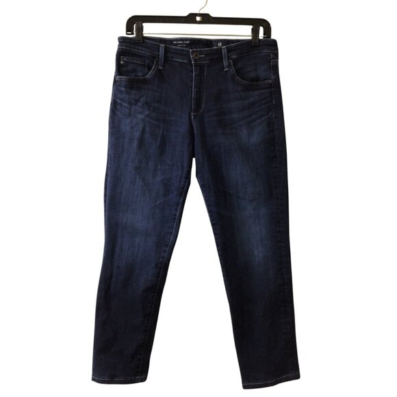 AG Adriano Goldschmied Jeans Women’s 30 Blue The Prima Crop Cigarette Denim - Picture 1 of 12